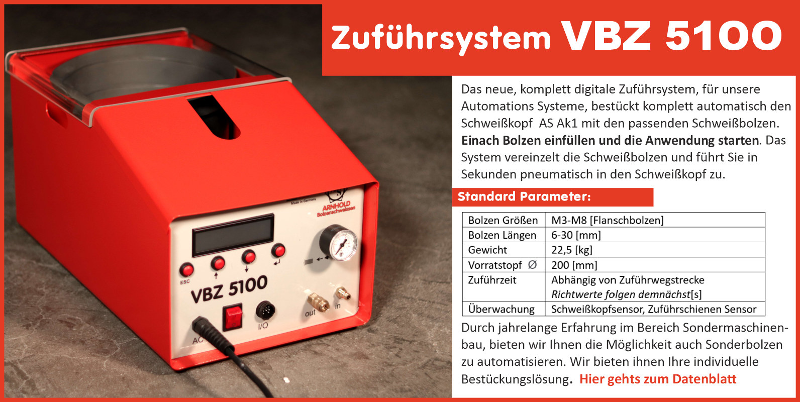 VBZ Bolzenzuführsystem 5001