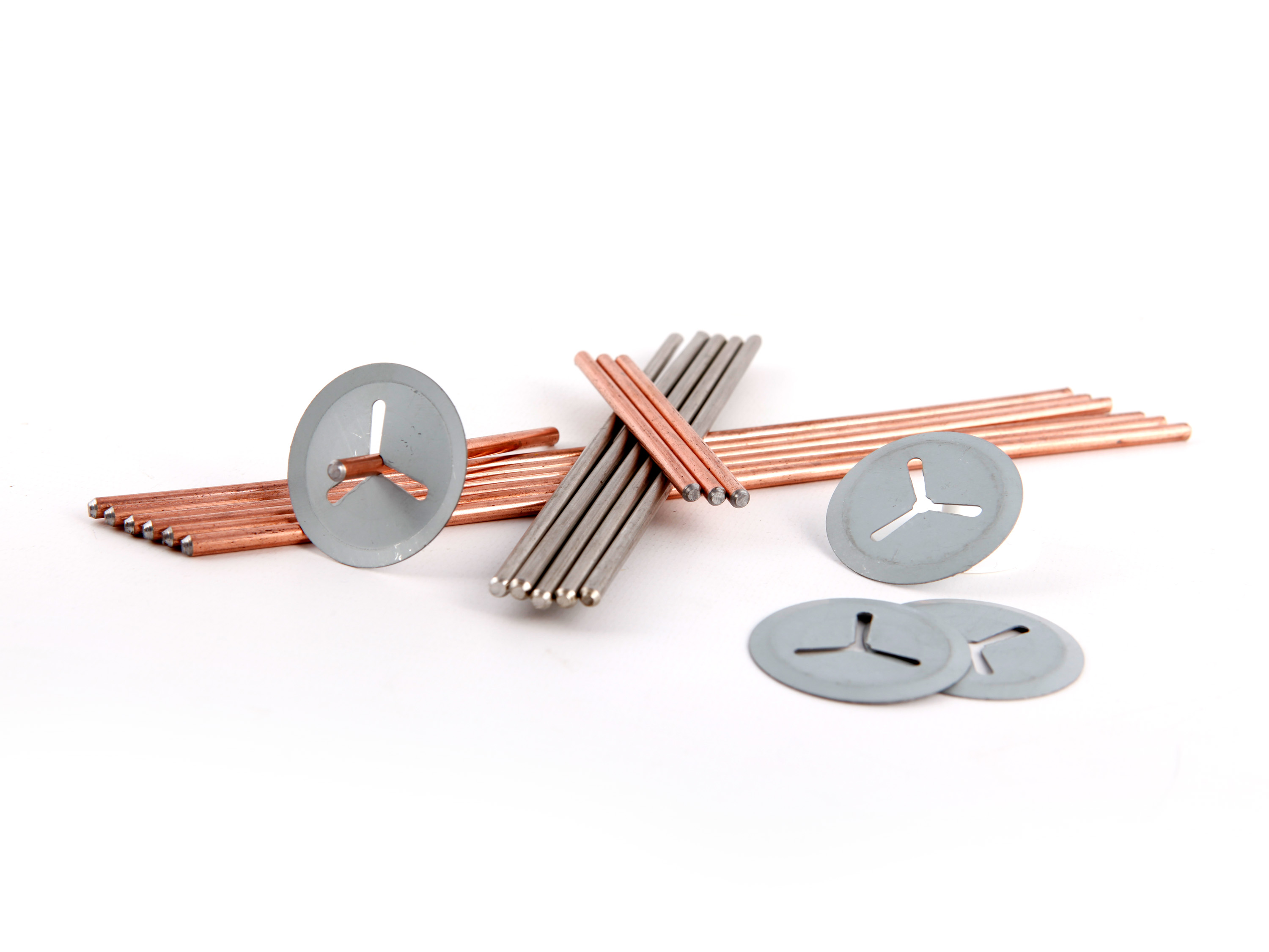 insulation pins Ø 3–6 mm / clips Ø 38 mm and others