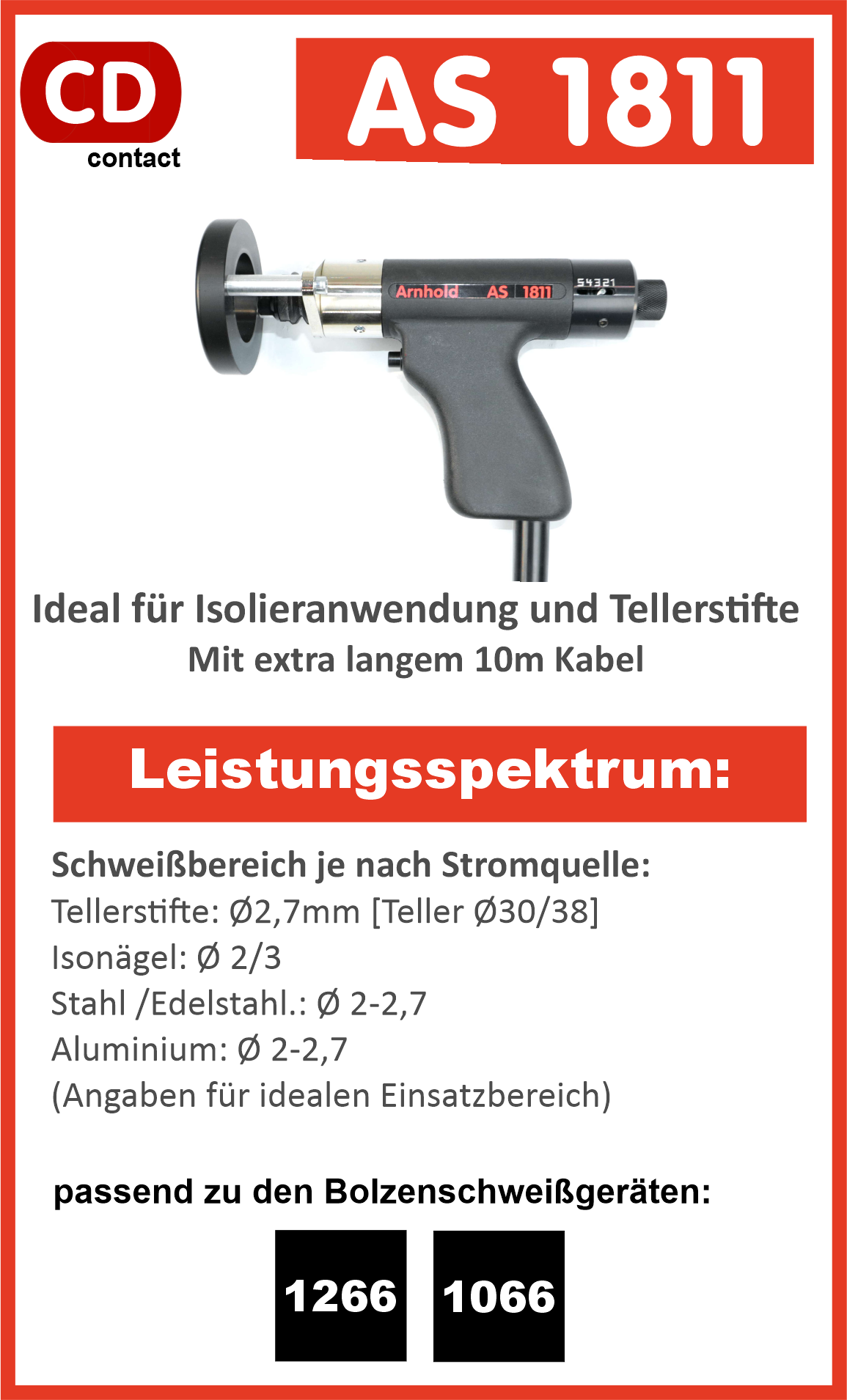 AS 1811 Tellerstiftpistole