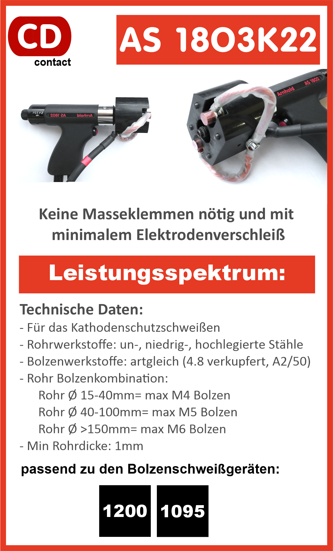 AS1803 K22 Kathodenschutzpistole